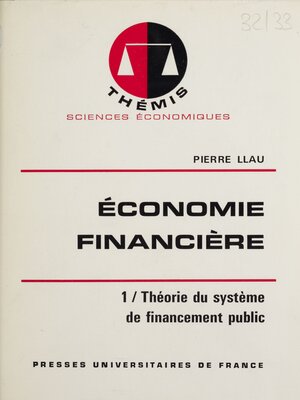 cover image of Économie financière (1)